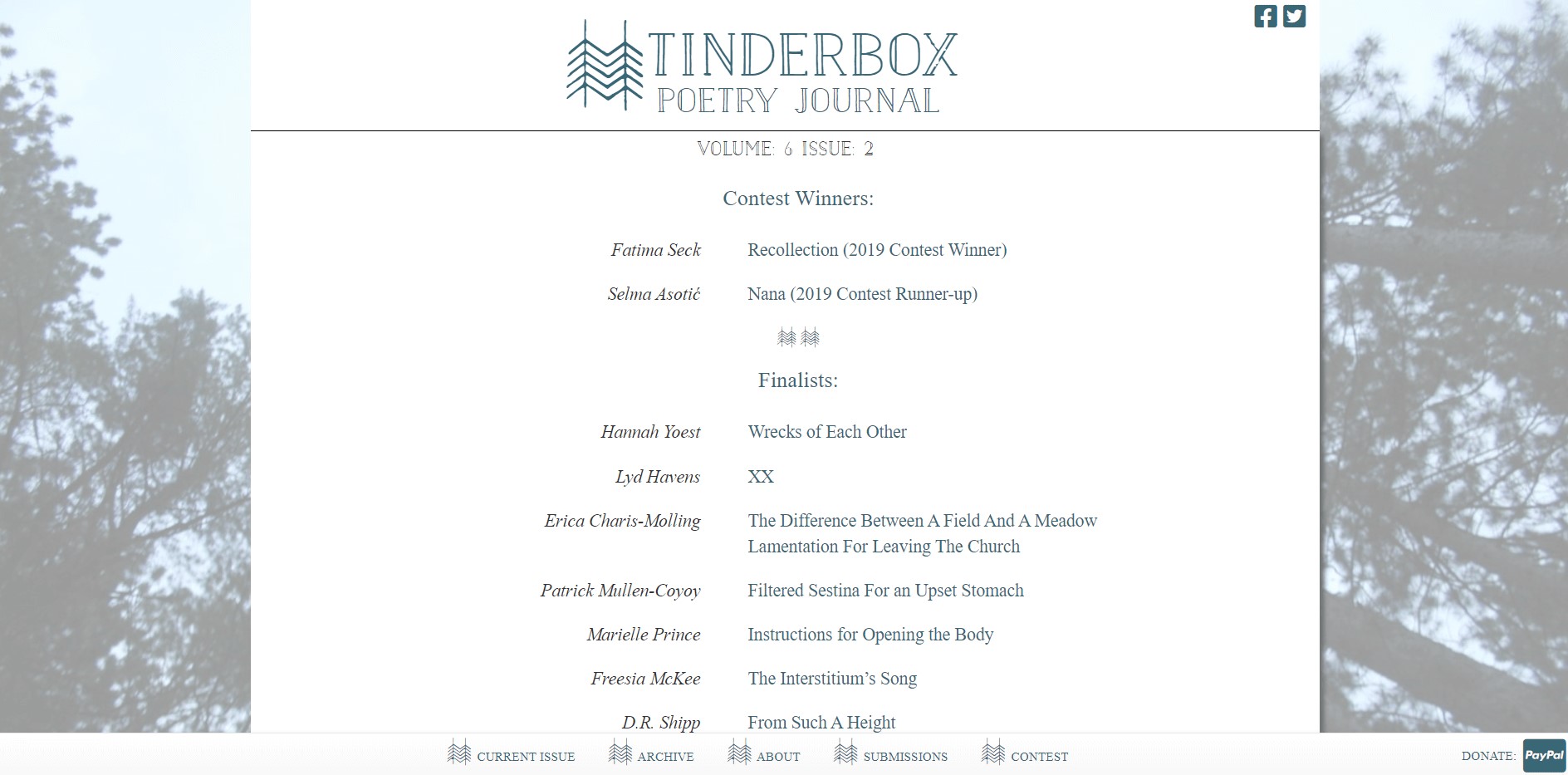 tinderbox poetry journal submissions